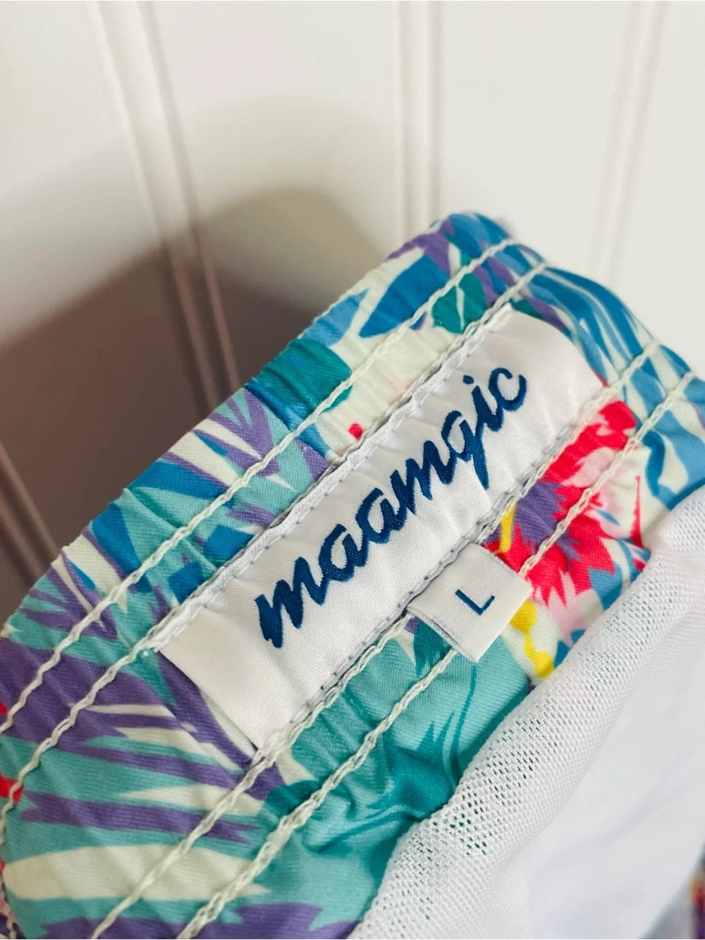 Maamgic Tropical Print Swim Trunks